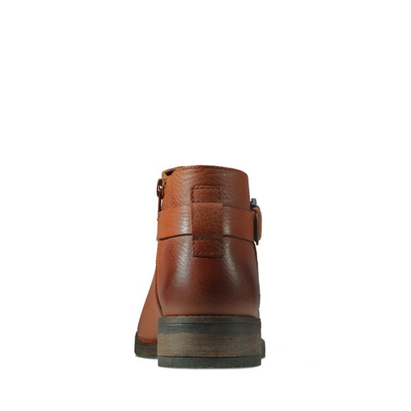 Clarks Womens Demi Tone Ankle Boots Brown | UK-2819604